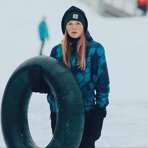 Teal/Purple Billabong Winter Jacket